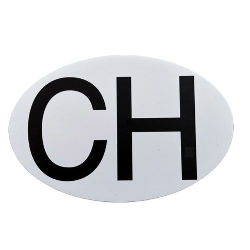 Plaque Embl&amp;#232;me national CH magn&amp;#233;tique