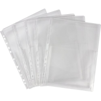 Pochette A4 PP transparente, hauteur de remplissage 2cm, 5 pi&amp;#232;ces