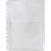 Pochette A4 PP transparente, hauteur de remplissage 2cm, 5 pi&amp;#232;ces