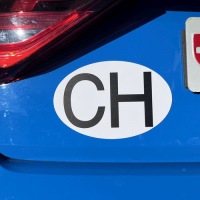 Plaque Embl&amp;#232;me national CH magn&amp;#233;tique